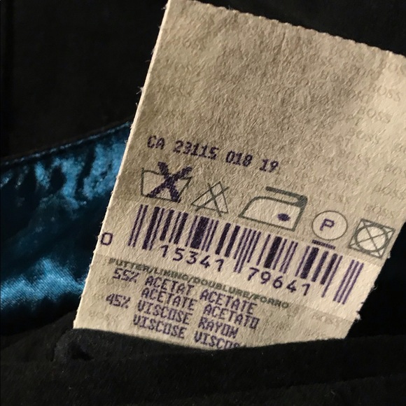 Hugo BOSS ORANGE Tailored Tuxedo Jacket Sz 2 XXS - Picture 8 of 8